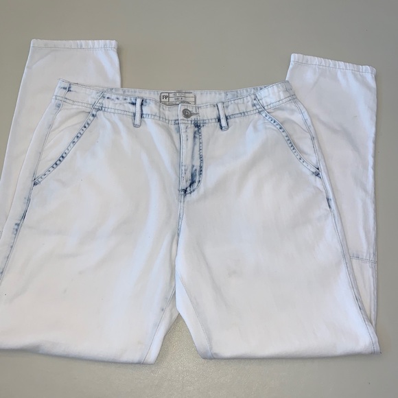 Free People Light Blue Tapered Jeans - Picture 3 of 6